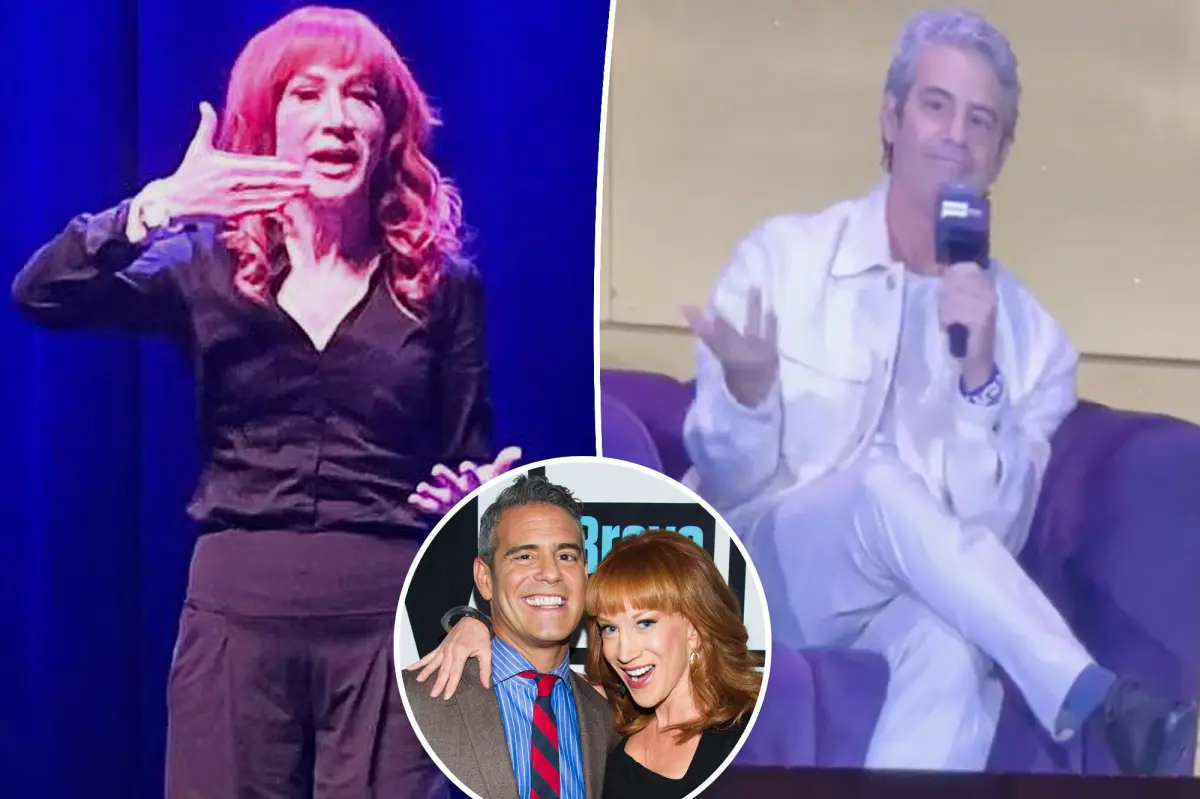 Kathy Griffin reacts to Andy Cohen revealing their email exchange