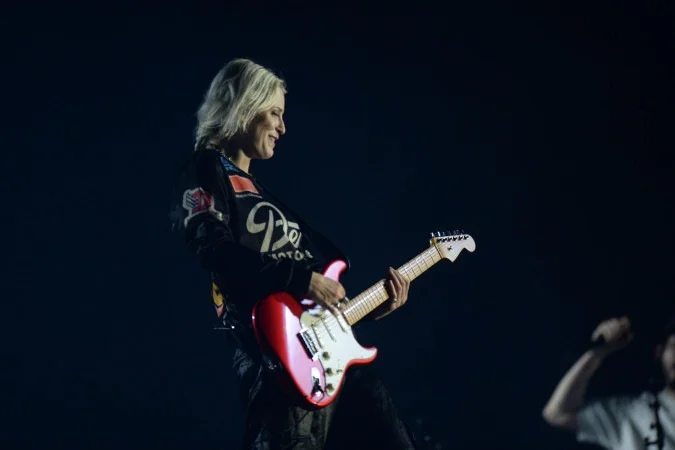 Show de Linkin Park, banda norte-americana que traz a turnê From Zero World Tour  no Estadio Mané Garrincha.  -  (crédito:  MINERVINO JUNIOR                    )