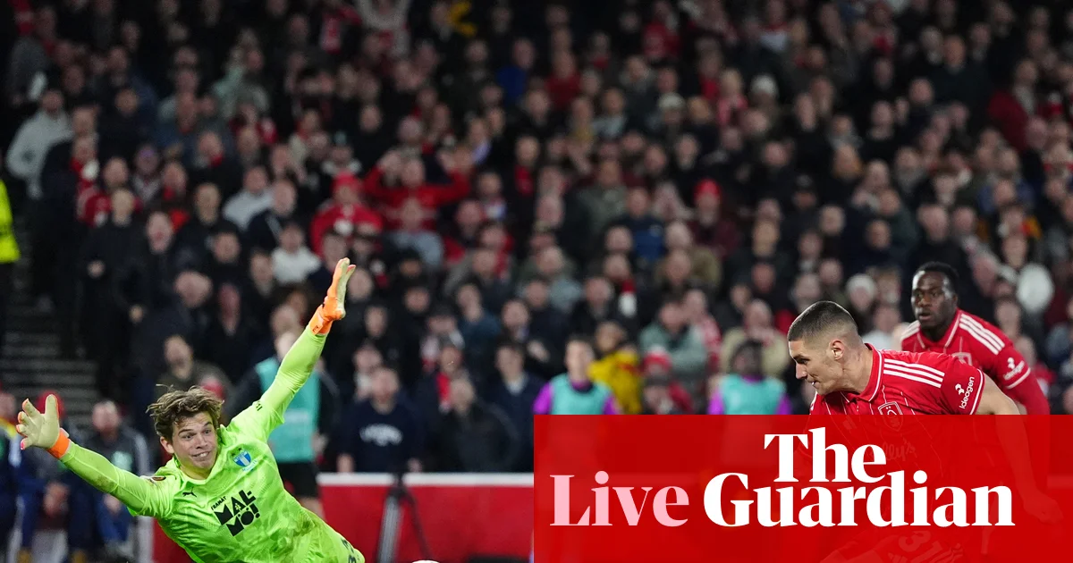 Nottingham Forest 3-0 Malmö, Rangers 1-1 Braga, and more: Europa League – live | Europa League