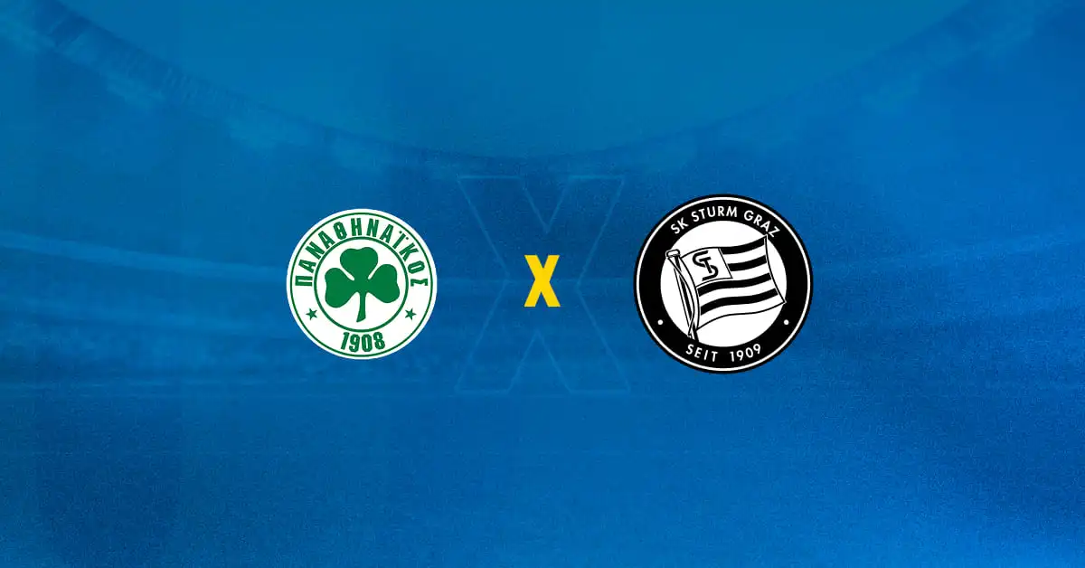 Escudos de Panathinaikos x Sturm Graz