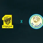 Escudos de Al-Ittihad e Nasaf, que duelam pela Champions League da Ásia