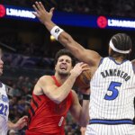 Banchero's Magic must contain Portland's Deni Avdija to end west coast trip with win