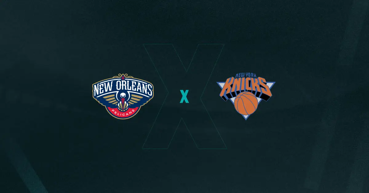 Escudos de New Orleans Pelicans e New York Knicks