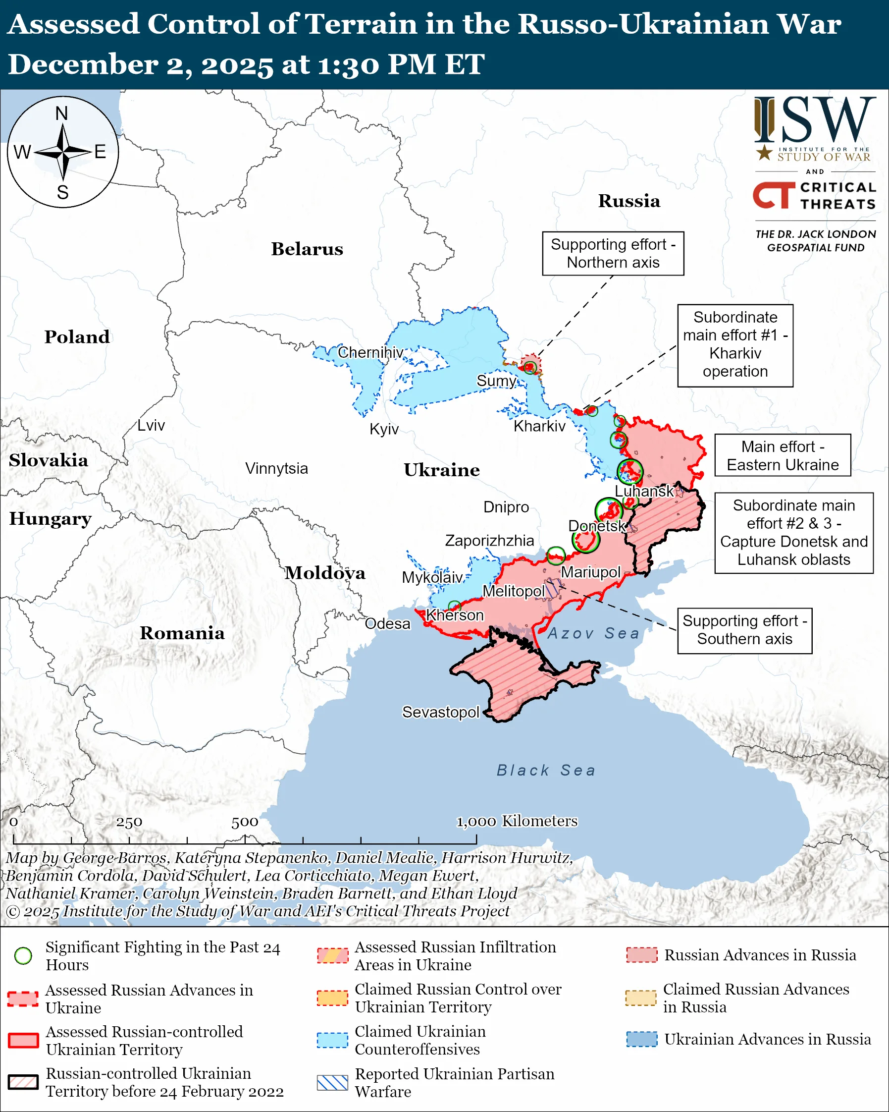 Russian Offensive Campaign Assessment, Dec. 2, 2025
