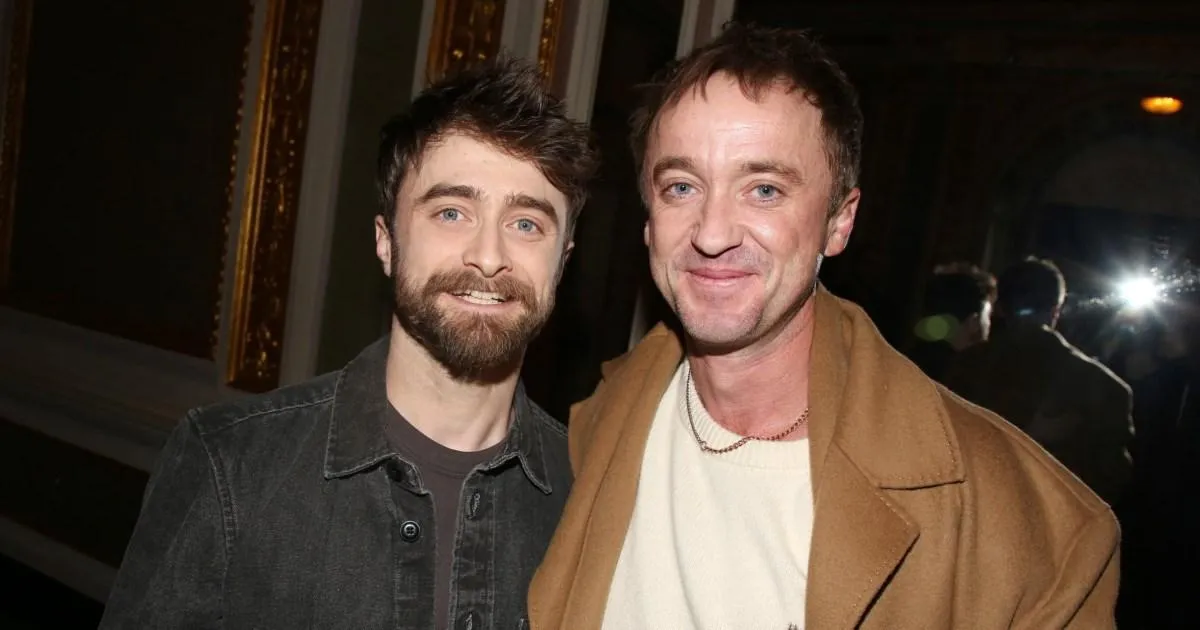 Tom Felton surprises Daniel Radcliffe at film screening in emotional Harry Potter reunion