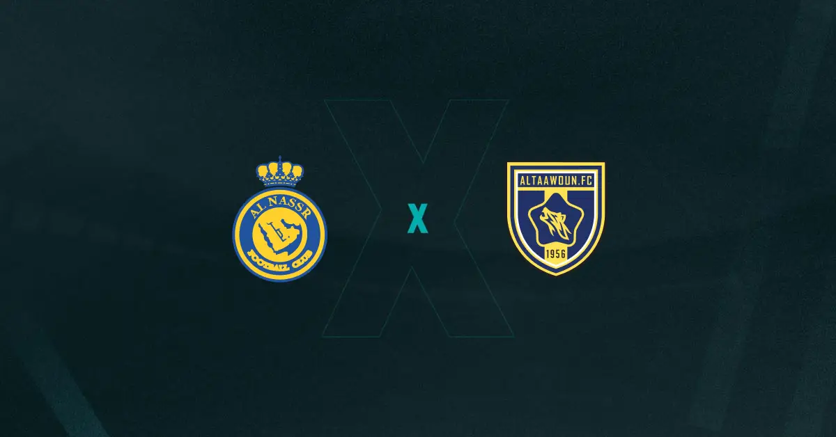 Escudos de Al-Nassr x Al-Taawoun