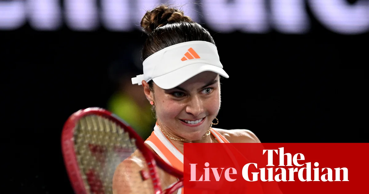 Australian Open 2026: De Minaur, Zverev, Tiafoe and Andreeva win, Raducanu out – as it happened | Australian Open 2026