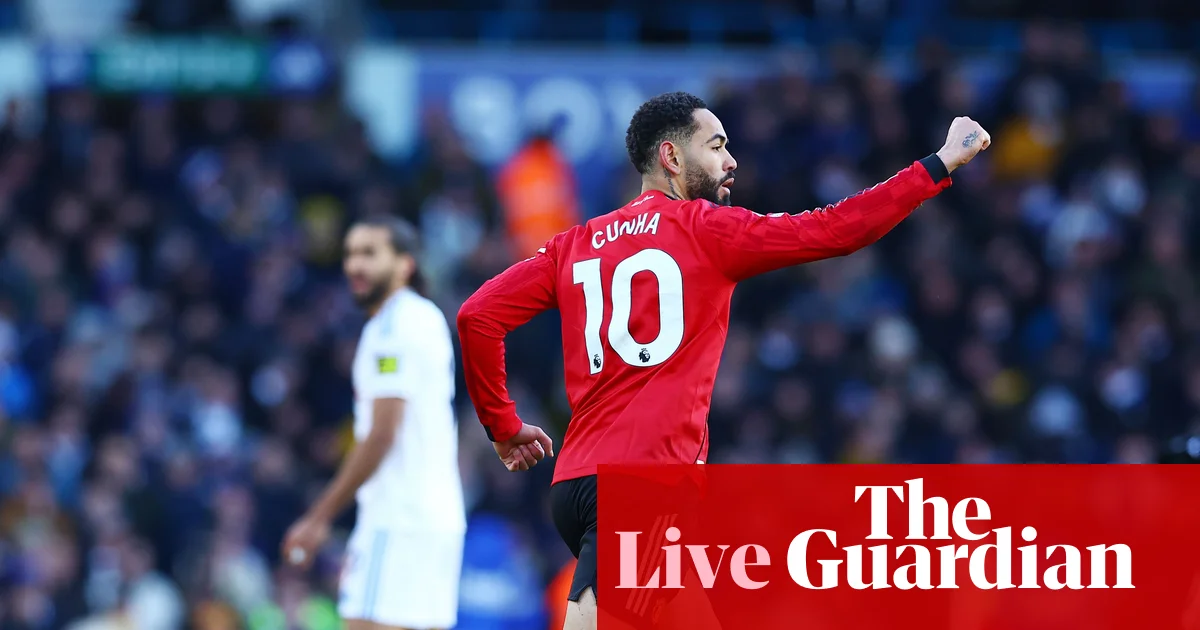 Leeds United 1-1 Manchester United: Premier League – as it happened | Premier League