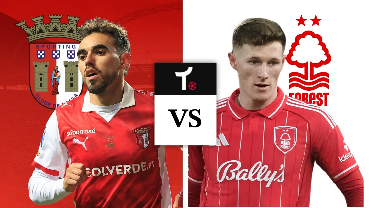 Palpites Braga x Nottingham Forest – Liga Europa