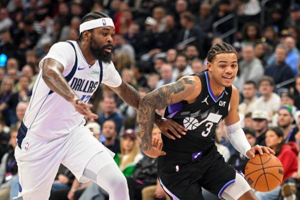 Keyonte George Utah Jazz vs. Mavericks...