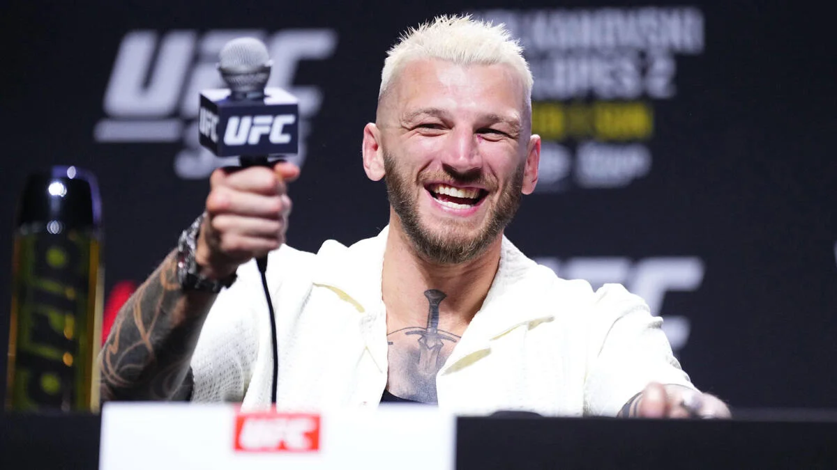 Dan Hooker says he loves to fight because 'I don't want to get a real job'