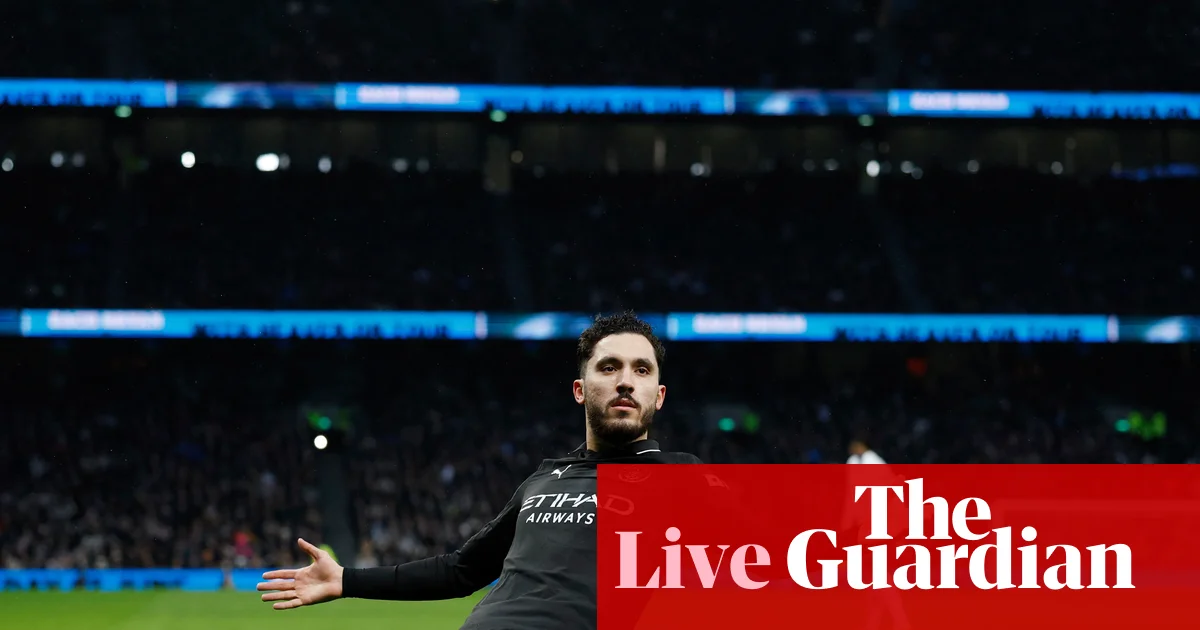 Tottenham v Man City: Premier League – live | Premier League