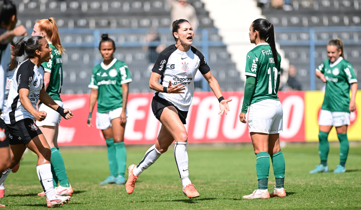 Corinthians venceu o Palmeiras no primeiro turno do Paulista com gol de Gabi Zanotti (Foto: Rodrigo Corsi/Ag.Paulistão)